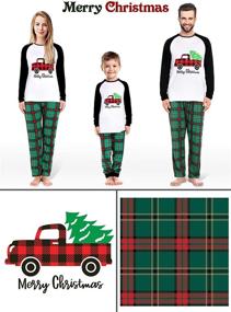 img 3 attached to 🦌 QUNISY Reindeer Christmas Matching Sleepwear: Cozy Men's Clothing for Sleep & Lounge