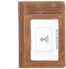 img 1 attached to Dealstores123 Genuine Leather Wallet Credit