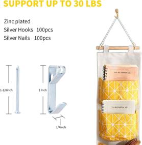 img 3 attached to 🖼️ Maexxna 200PCS Picture Hangers: Heavy-Duty Hooks for Wood/Drywall - Ideal Hanging Kit for Frames, Canvas, Mirrors, and More