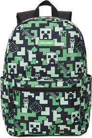 img 3 attached to Mine Craft Creeper 16 Backpack