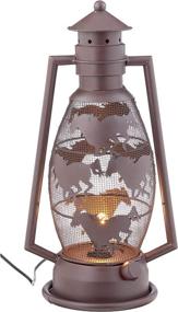 img 4 attached to 🏇 Rustic Metal Horse Lantern Light: Elegant and charming lighting for your home