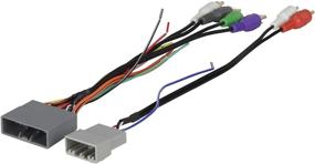 img 1 attached to Scosche HA13B Amplified System Wire Harness for 2006-2011 Honda 🔌 Civic - 4CH RCA with Sub Amp Input Wire Harness/Connector (Non-Navigation Compatible)