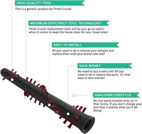 img 2 attached to 🔧 High-Quality Replacement Brush Roller for Dyson DC24 - Compatible with Part # 917390-02 & 917390-01