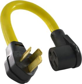 img 4 attached to Conntek EV1050T Tesla Style Adapter Cord: NEMA 10-50P to NEMA 14-50R for Tesla Vehicles