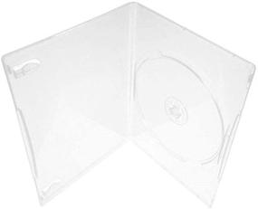 img 1 attached to Защитный и компактный: Чехол Maxtek 7mm Slim Clear Single CD/DVD, упаковка 50 штук