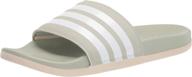 👟 adidas adilette comfort champagne metallic women's shoes and athletic footwear logo