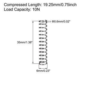 img 2 attached to Uxcell Compression 19 25Mm Compressed Capacity