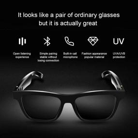 img 2 attached to Helalife E10: Smart Bluetooth Audio Eyeglasses for Music, Calls, and Connectivity – Perfect for Men & Women!