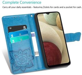 img 3 attached to Butterfly Embossed Protective Kickstand 6 5 Inch Cell Phones & Accessories