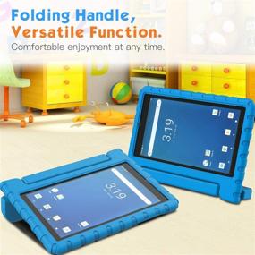 img 1 attached to BMOUO Onn 7 inch Tablet Case - Protective and Lightweight for Onn 7 inch Android Tablet - Blue