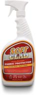 🛡️ softclad extra strength fabric protector spray - guards furniture, shoes, carpet, upholstery, and more from stains and liquids - safe indoor use 32oz logo