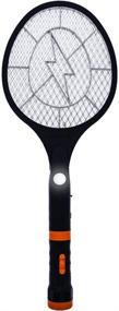 img 4 attached to 🦟 Koramzi F-12 Electric Mosquito Swatter and Bug Zapper with Rechargeable Battery, Removable Flashlight, and Handle Light