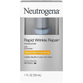 img 3 attached to 🌟 Омолаживающий увлажняющий крем Neutrogena Rapid Wrinkle Repair SPF 30, 1 унция, 2 штуки - Мощное средство против старения для молодой кожи.