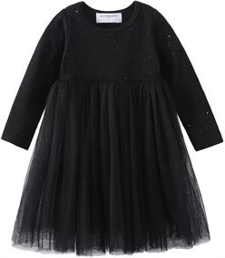 img 4 attached to ✨ Mud Kingdom Little Girls Sparkle Girls' Clothing: Shimmer and Shine in Style!