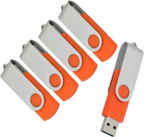 img 4 attached to Flash Drive Ovanus Drives Orange