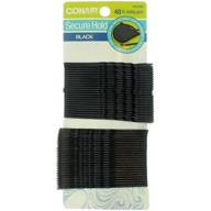 💇 conair xtra long black бобби-шпильки: идеальный аксессуар для стильных и безопасных причесок логотип