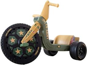 img 3 attached to 🚲 The Original Big Wheel 16 Inch Tricycle - Special Army Edition for Kids 3-8 with 72 Military Figures: Boys and Girls Trike Exploration