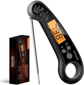 img 4 attached to 🌡️ AIRMSEN Digital Instant Read Meat Thermometer: Fast & Accurate IP67 Waterproof Thermometer for Grilling, Cooking, Deep Frying, and BBQ