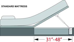 img 3 attached to 🛏️ Hatchlift Продукты RV Bedlift Kit - размер Queen – стандартный матрас