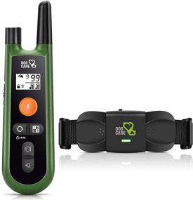 img 4 attached to 🐶 Rechargeable Dog Training Collar with Remote - Beep, Vibration, and Shock Modes, Rainproof & Adjustable Shock Levels- Long Range for Small, Medium, and Large Dogs