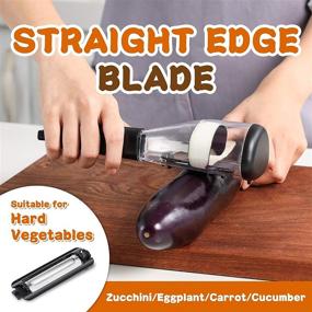 img 1 attached to 🥕 Potato, Carrot, and Zucchini Peeler Set - Dishwasher Safe Vegetable Peelers for Kitchen