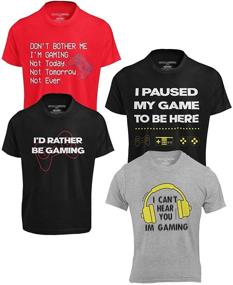 img 4 attached to BROOKLYN VERTICAL 4 Pack Sleeve T Shirt Boys' Clothing and Tops, Tees & Shirts