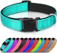 🐾 joytale reflective dog collar: 12 vibrant colors, soft neoprene padding, adjustable sizes for small to extra large dogs logo