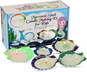 img 4 attached to Mermaid Shell Candle Making Kids