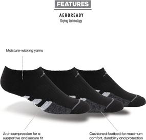 img 3 attached to Comfortable and Versatile adidas Women's Cushioned No Show Socks (3-Pack)