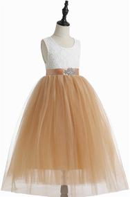 img 1 attached to Glamulice Christmas Bridesmaid Birthday Ballgown: Trendy Girls' Clothing for Dresses