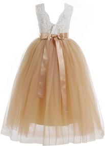 img 3 attached to Glamulice Christmas Bridesmaid Birthday Ballgown: Trendy Girls' Clothing for Dresses