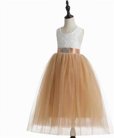 img 2 attached to Glamulice Christmas Bridesmaid Birthday Ballgown: Trendy Girls' Clothing for Dresses