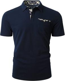 img 4 attached to High-Performance Wrinkle-Free Outdoor Men's Shirts with Contrast Collar