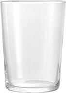 🍶 bormioli rocco bodega collection glassware: set of 12 maxi 17 oz drinking glasses for water, beverages & cocktails - clear tempered glass tumblers logo