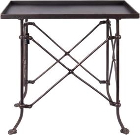 img 4 attached to 🔲 Creative Co-op Bronze Metal Rectangle Table: Versatile 20-Inch Accent Piece, DA0124