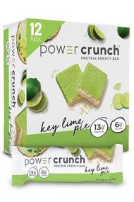 img 4 attached to Батончики сывороточного протеина Power Crunch Whey: небесный вкус пирога Ки-Лайм, 12 штук вкусных белковых закусок