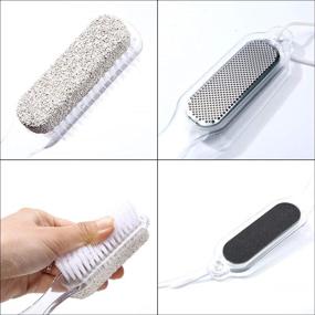 img 1 attached to Foot Scrubber Pumice Stone Brush