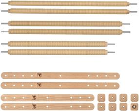 img 4 attached to 🧵 Arabeska Cross Stitch Scroll Frame Set: Beech Hardwood, Plastic Clamps, Different Sizes (S/L) – Large