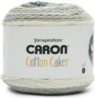 caron cotton cakes striping nested logo