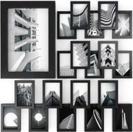 🖼️ arteza wooden finish picture frames 4x6 (20 pack) for wall display – pure glass front - document & certificate frames – gallery wall decoration logo