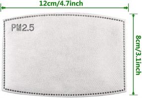 img 2 attached to 🔒 Enhanced Protection with PM2.5 Activated Carbon Filter Replacement - Occupational Health & Safety Products