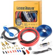 🔌 leigesaudio 4 gauge amp wiring kit: premium 4 awg installation wiring kit for enhanced sound system performance in your car logo