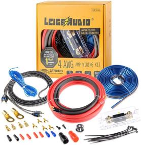 img 4 attached to 🔌 LEIGESAUDIO 4 Gauge Amp Wiring Kit: Premium 4 AWG Installation Wiring Kit for Enhanced Sound System Performance in Your Car