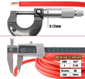 img 2 attached to 🔌 LEIGESAUDIO 4 Gauge Amp Wiring Kit: Premium 4 AWG Installation Wiring Kit for Enhanced Sound System Performance in Your Car