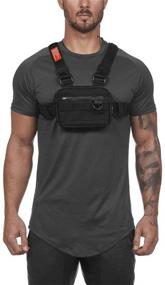 img 2 attached to 🎒 PAVEHAWK Lightweight Tactical Backpack Vest for Running | Cell Phone and Accessories Holder Pack for Walking and Cycling