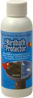 🐦 birdbath protector: premium birdbath cleaner that effectively prevents stains and mineral buildup. proven all-natural enzymes maintain a pristine appearance, keeping your birdbaths looking brand new and safe for birds. convenient 4oz size. logo