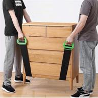 🏋️ 2-pack adjustable lifting moving straps - ideal for furniture, boxes, mattress, construction materials, and heavy objects - supports up to 600 lbs logo