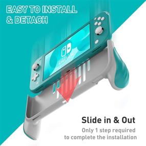img 2 attached to 🎮 Elevate Your Gaming Experience with JUSPRO Ergonomic Comfort Handheld Grip: A Protective Gaming Case for Nintendo Switch Lite