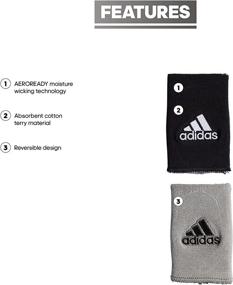 img 3 attached to adidas Interval Large Reversible Wristband for Enhanced SEO