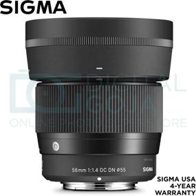 img 2 attached to 📷 Sigma 56mm f/1.4 DC DN Contemporary Lens with Essential Accessory Bundle for Canon EF-M Mount: Ultimate Travel Kit